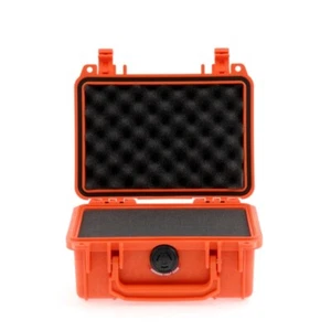 Peli Case 1120 con espuma naranja Funda cámara Funda exterior NUEVO - Imagen 1 de 4