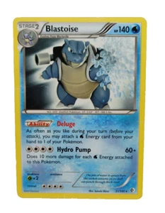Pokemon BLASTOISE 31/149 (Non Holo Rare) Boundaries Crossed - HEAVY PLAY - Picture 1 of 4