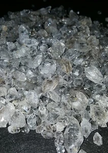 Double Terminated Clear Quartz Natural With Anthracite, 2 Phase Inclusions... - Picture 1 of 7