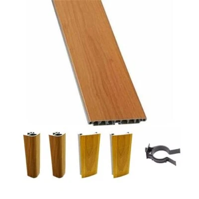 KIT Zoccolo Cucina 2 PZ 2MT +1PZ 1MT N. CHIARO H 10 12 15 CM CON ANGOLI E GANCI - Immagine 1 di 4