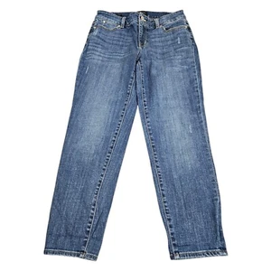 Talbots Flawless Five Pocket Boyfriend Jeans Size 4 Petite Mid Rise Medium Wash - Picture 1 of 12