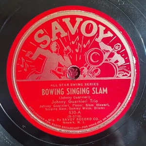 JOHNNY GUAMIERI TRIO Savoy 530 78rpm (Jazz, Swing, 1949) - Picture 1 of 4