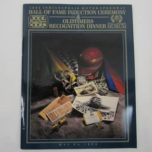 1993 IMS Hall Of Fame Induction Ceremony & Oldtimers Recognition Dinner Program - Picture 1 of 24