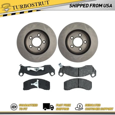 Kit de rotor de pastillas de freno delanteras OE para Ford Crown Victoria 1992-1994 Foto 1 de 4