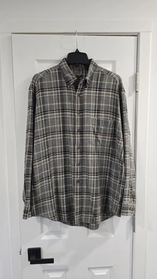Vintage Mens Flannel Plaid Shirt SZ L/XL - Image 1 of 4