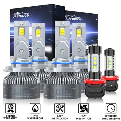 Para Nissan Quest 2004 2005-2009 - 6x faros LED haz alto bajo bombillas antiniebla Foto 1 de 4