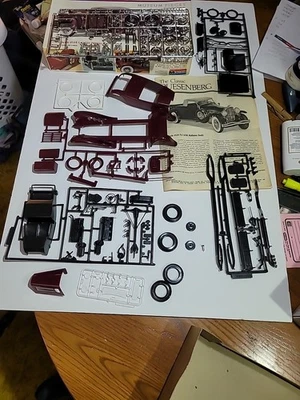 Vintage Plastic Car Model Monogram Duesenberg SJ Roadster In Box - Image 1 of 4