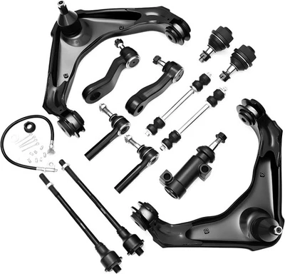 Front Upper Control Arms Tierods for Chevy Silverado GMC Sierra 3500 2500 HD H2 Foto 1 de 4