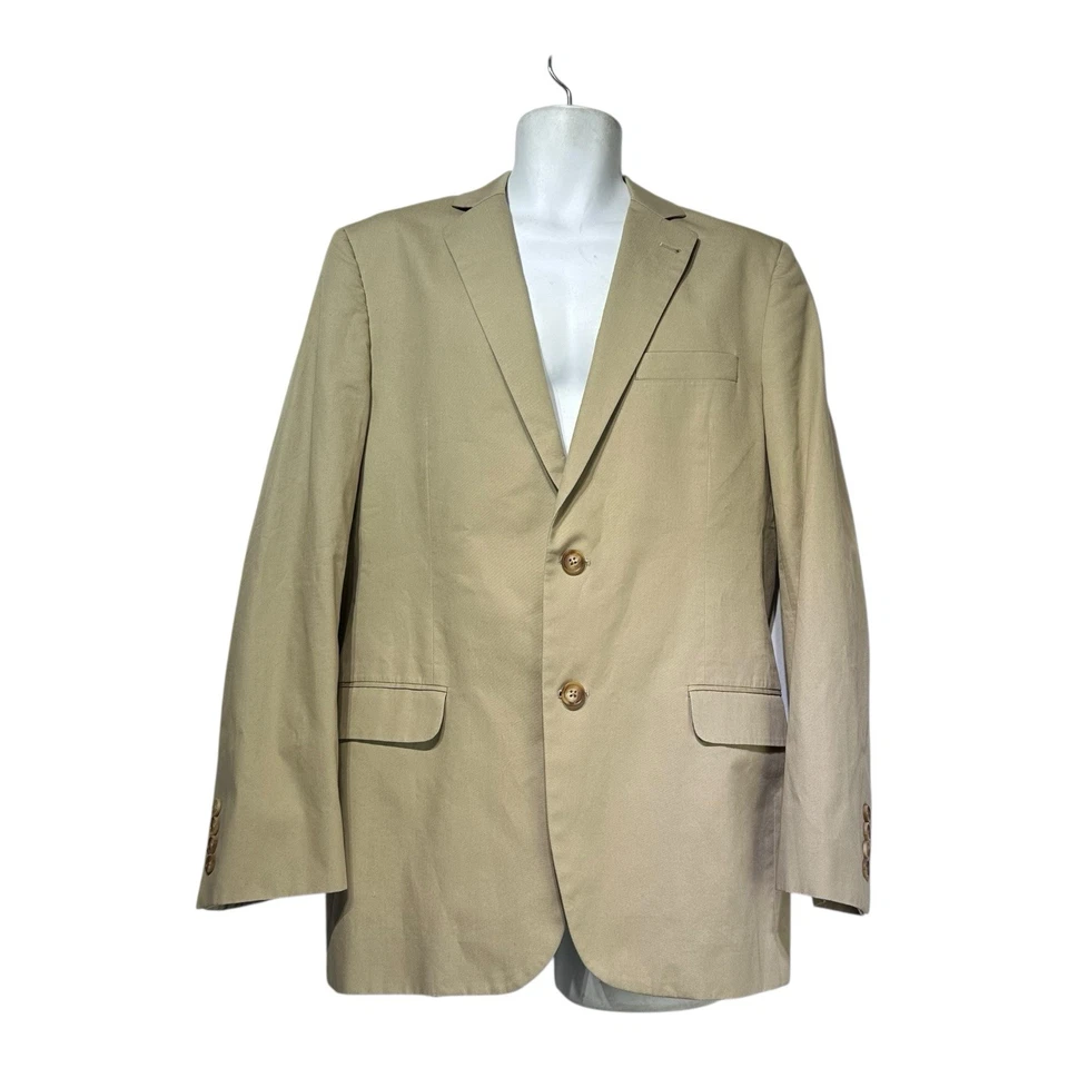 Chaqueta Blazer Brooks Brothers 1818 Fitzgerald Dos Botones Para Hombre Talla 40R Tostada Foto 1 de 4