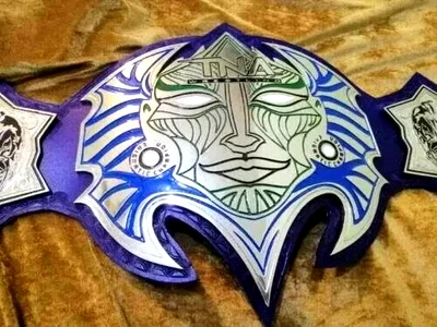 CINTURÓN JEFF HARDY TNA CINTURÓN CAMPEONATO DE LUCHA NUEVO TAMAÑO ADULTO RÉPLICA CINTURÓN 2mm Foto 1 de 4