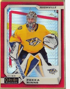 2018-19 O-Pee-Chee Platinum Red Prism #135 Pekka Rinne /199 - Picture 1 of 2