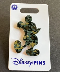 Veterans Day 2025 - Camouflage Mickey Silhouette - Disney Pin 178582 - Picture 1 of 4