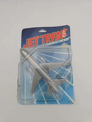 VINTAGE NEW 1987 ERTL JET TRAN DIECAST AMERICAN AIRLINES DC-10 FACTORY SEALED - Image 1 of 2