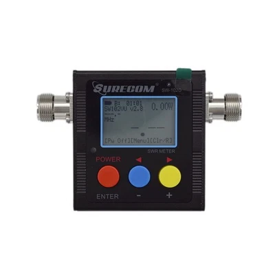 SURECOM SW102D V.S.W.R. Watt Meter 125-525Mhz 120W SO239 Ham DMR Radio Tester - Image 1 of 4