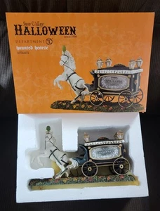 Dept 56 Haunted Hearse Halloween Snow Village Series Retired 4036603 Spooky! - Picture 1 of 9