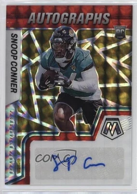 2022 Panini Mosaic Rookie Choice Fusion Red & Yellow Prizm Snoop Conner Auto RC - Image 1 of 2
