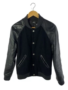 A.P.C. Varsity Jacket S Wool Leather - Picture 1 of 5