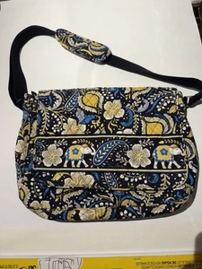 Vera Bradley Ellie Blue Laptop Bag In Great Condition! - Picture 1 of 9