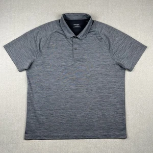 Camisa Polo Untuckit Hannifer Para Hombre XL Azul Manga Corta Rendimiento Ligero - Imagen 1 de 5