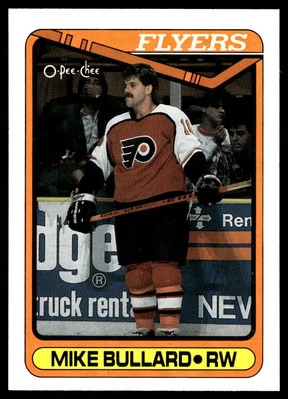 1990-91 O-Pee-Chee #274 Mike Bullard Philadelphia Flyers Hockey Card - Image 1 of 2