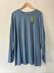 TU Relaxed Fit Jumper Top Blue Size UK 26 NWT - Picture 1 of 8