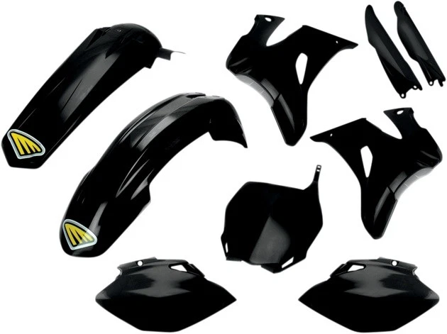 Cycra Powerflow Plastics Kit Black fits Yamaha YZ450F/YZ250F 4-Stroke 2006-2009 Foto 1 de 1