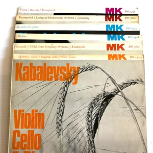 MK Classical LP Job Lot x6- Shafran, Oistrakh, Kogan, Richter, Shostakovich, - Picture 1 of 15