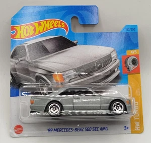 Hot Wheels - '89 Mercedes-Benz 560 SEC AMG - W126 - HW Turbo 2023 - HKK85 - Foto 1 di 3