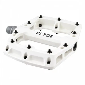 Origin8 Retox Platform Pedals 9/16" Concave Composite Body Removable Pins White - Picture 1 of 4