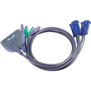 ATEN Cs-62 KVM Câble Interrupteur Ps2 VGA Souris Clavier Monitor Serveur Vidéo _ - Photo 1/3