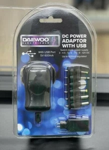Universal AC DC Adapter Power Plug Charger Tip USB Connector Mains Supply 3-12V - Picture 1 of 4