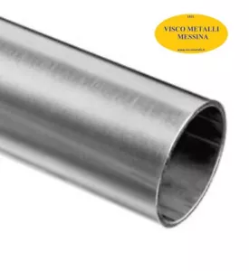 Tubo tondo Acciaio Inox 304 spazzolato/satinato misure varie scarico marmitta - Afbeelding 1 van 1