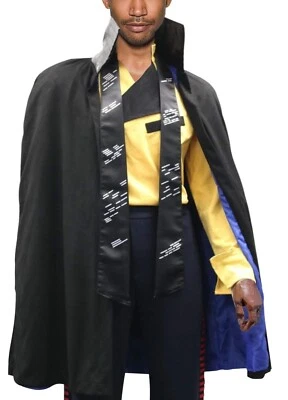 LANDO Calrissian Costume Cape Cloak Robe Scarf Han Solo Story - Imagem 1 de 4