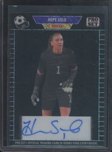 2024 Pro Set Shimmer Black Hope Solo 1/1 Autógrafo - Imagen 1 de 2