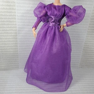 VESTIDO DE NOCHE C~ SE ADAPTA A 10.5" PEQUEÑO HECHO PARA MOVER MUÑECA SIRENITA VANESSA - Imagen 1 de 10