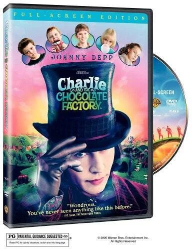 Charlie and the Chocolate Factory - DVD - VERY GOOD - Image 1 of 1