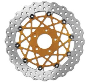 Performance Machine Speedstar Brake Rotor Gold Anodized Rear 330mm for Harley FL - Picture 1 of 1