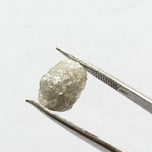 3.03Ct Natural Gray White Raw Diamond Loose Rough diamond I3 Clarity 8.83mm X35 - Bild 1 von 8