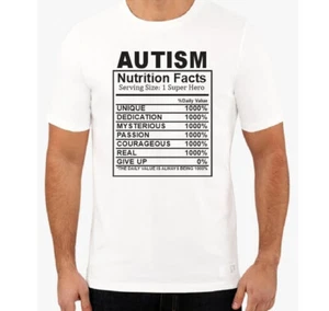 Autism Ingredients T shirt Tee Super Hero, unique, passionate - Picture 1 of 1