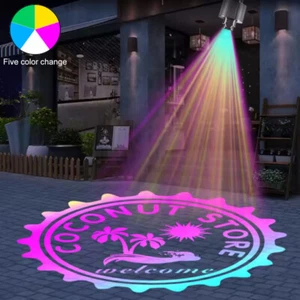Proyector Gobo LED Cambio Automático de Color 15W-110W Personalizado Impermeable Exterior AD - Imagen 1 de 22