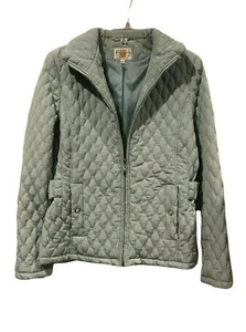 Chaqueta impermeable Gallery acolchada azul claro para mujer talla pequeña - Imagen 1 de 7