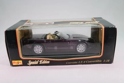 LE496 MAISTO Special edition 31830 Voiture 1/18 1:18 Corvette LT-4 Convertible  - Photo 1/4