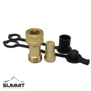 3/8″ NPT ISO 7241-B Brass Quick Disconnect Hydraulic - Picture 1 of 4
