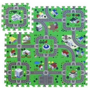 Floor Mats Foam Play Mat Interlocking Tiles for Kids Toddlers Non Toxic Playroom - Picture 1 of 7