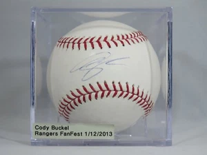 Cody Buckel Signed Official MLB Baseball Rawlings AUTO Autograph Texas Rangers - Picture 1 of 2