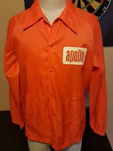 Vintage 70s Apollo Orange Button Ebert Jacket 