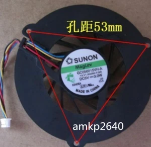 FOR SUNON Series CPU Fan GC056015VH-A 4Pin replacement 90 day warranty #am - Picture 1 of 4