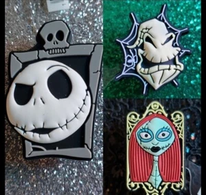 Jack, Sally, Oogie from Nightmare Before Christmas Jibbitz Crocs NWT 3 In Set - Picture 1 of 10