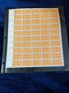US # E16 STAMP SHEET 1944 15 cent Special Delivery Plate OG MNH - Picture 1 of 3