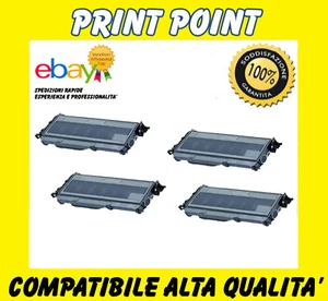 4 Toner Compatibile Brother MFC L2700DW MFC L2700DN DCP-L2500D DCP-L2520DW Nero - Foto 1 di 1